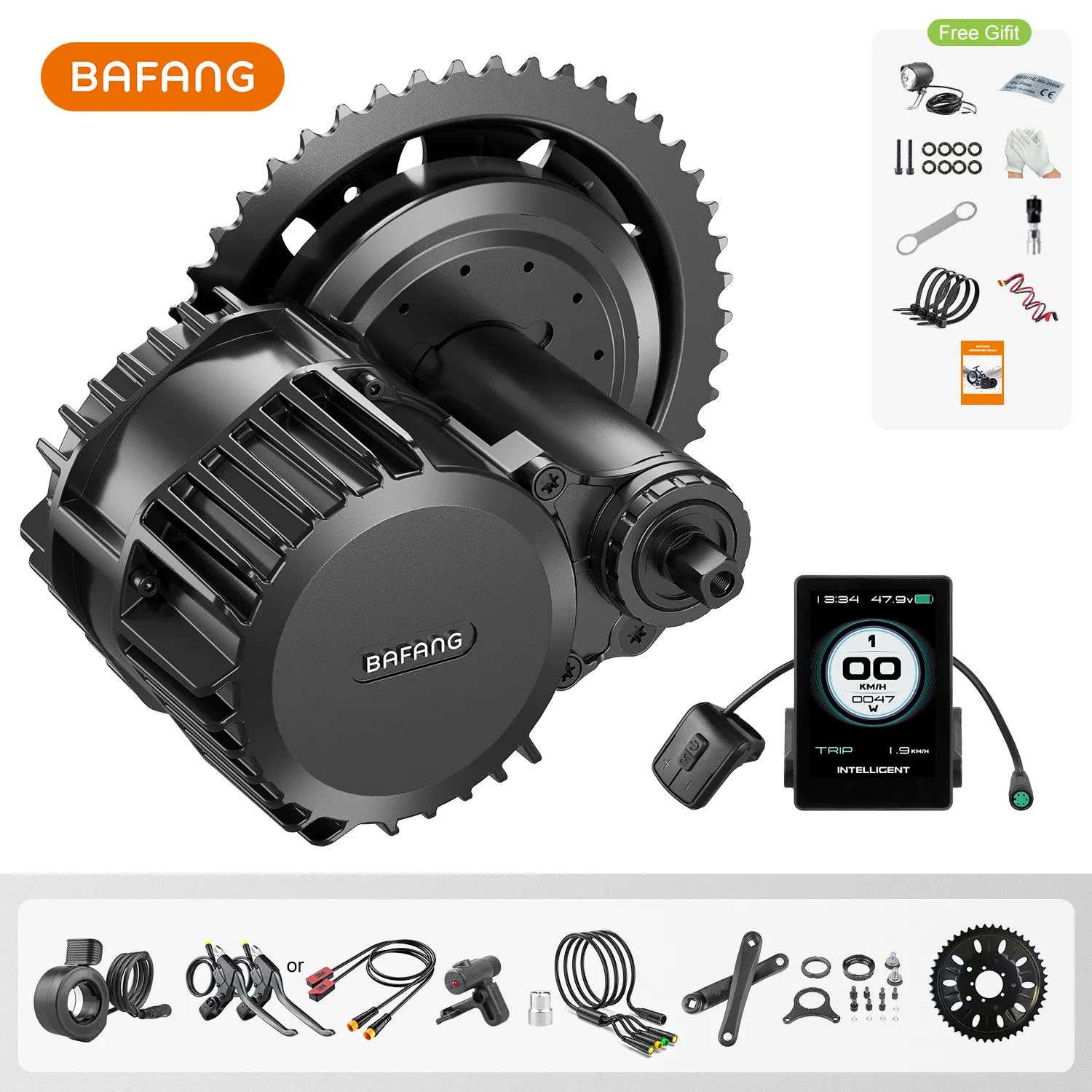 Bafang Bbshd 1000W Conversion Kit - Bafang M615 MM G320.1000 UART Motor