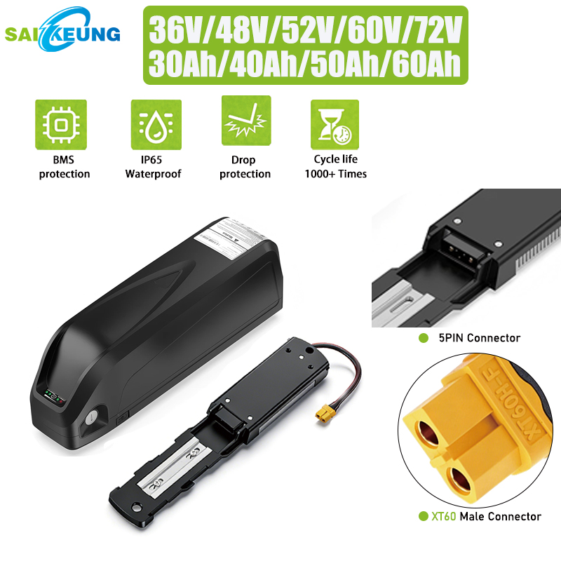 Ebike Battery 48V 20Ah Hailong - Bateria Cham 36 48v 52 60